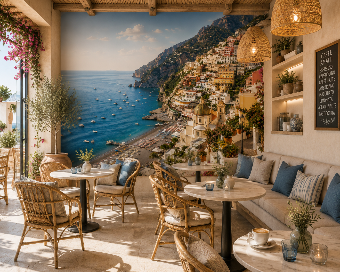 Positano - Amalfi Kıyısı Duvar Kağıdı