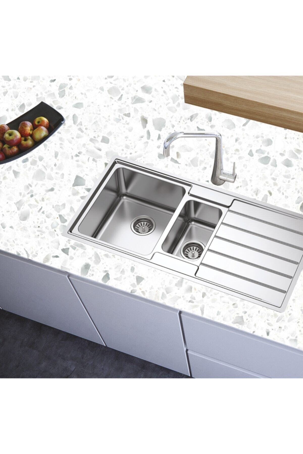 Mutfak Tezgah Üstü Kaplama Kendinden Yapışkanlı Folyo Terrazzo Desen 70cmx100cm