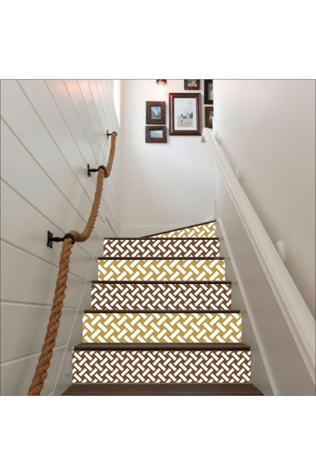 Merdiven Sticker Kendinden Yapışkanlı Folyo Kaplama 5 Adet (18CM X 120CM)