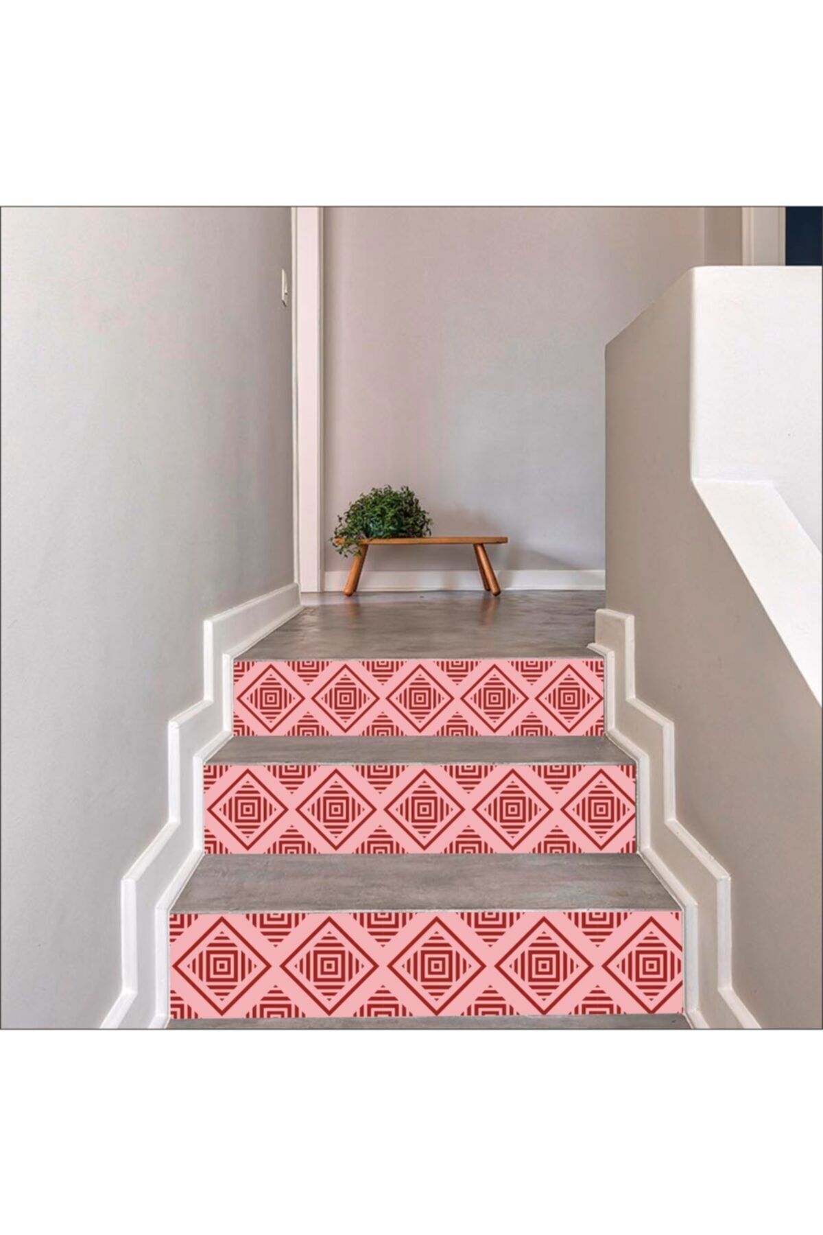 Merdiven Sticker Kendinden Yapışkanlı Folyo Kaplama 5 Adet 18cmx120cm