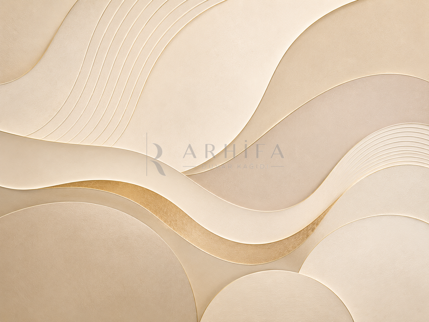 — Soft Curves Duvar Kağıdı (AC-002) – görsel 2