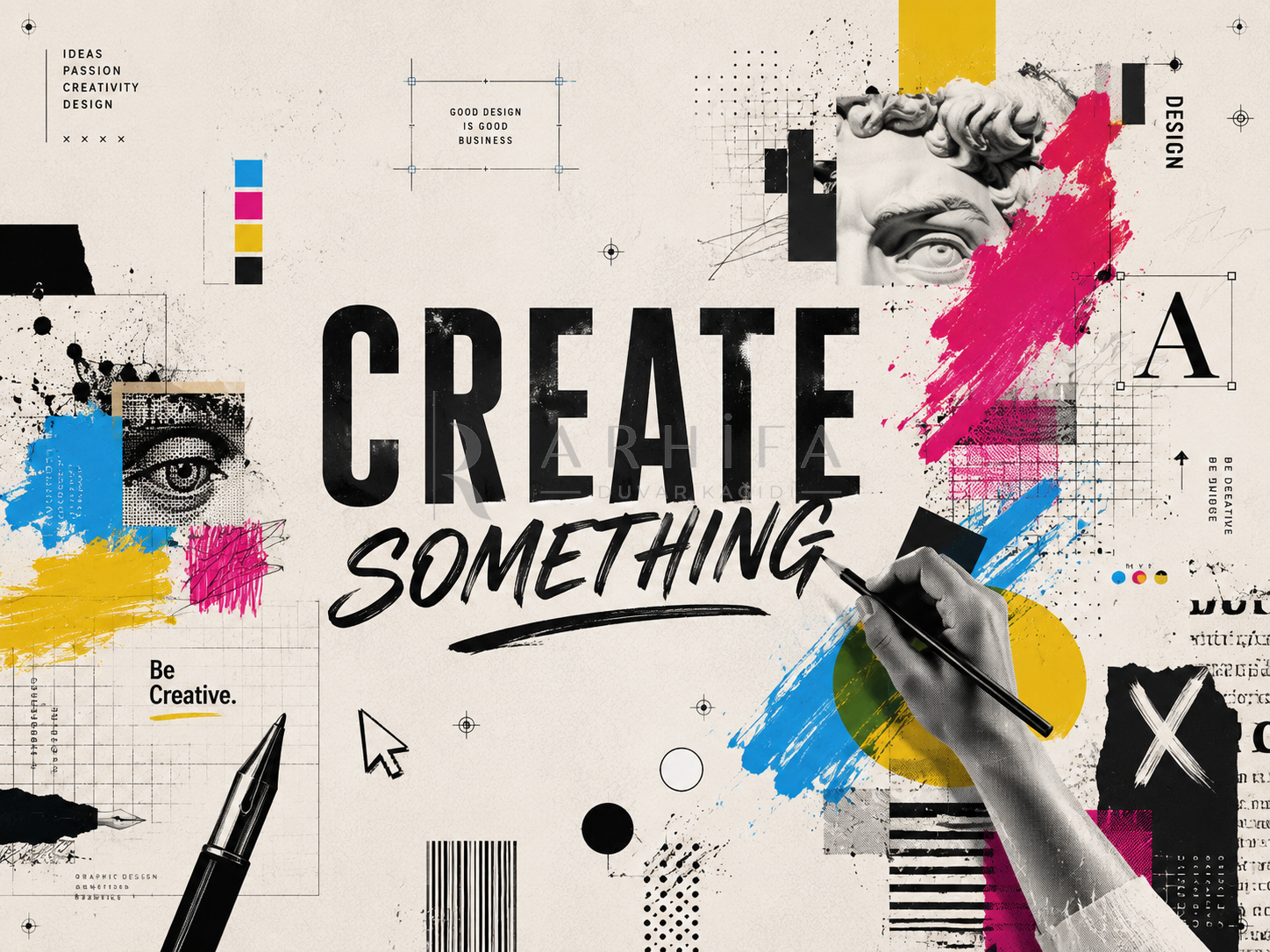 Create Something Duvar Kağıdı (C09-AD-001) – görsel 2