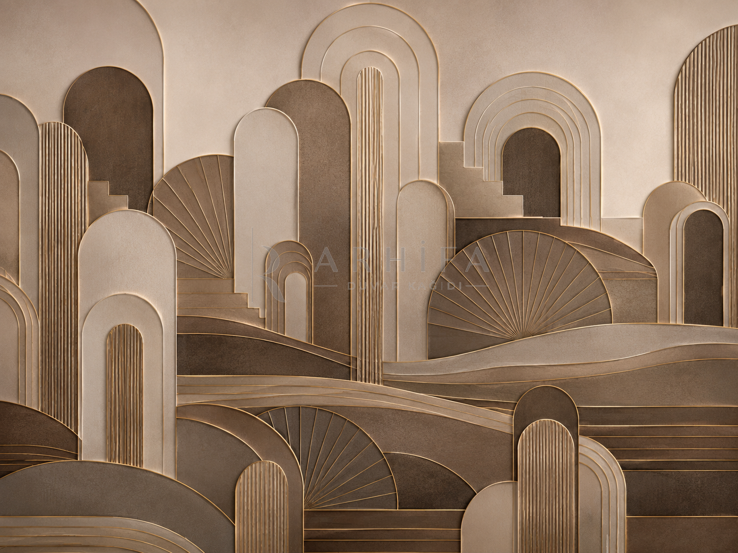 — Bronze Horizon Duvar Kağıdı (AD-006) – görsel 2