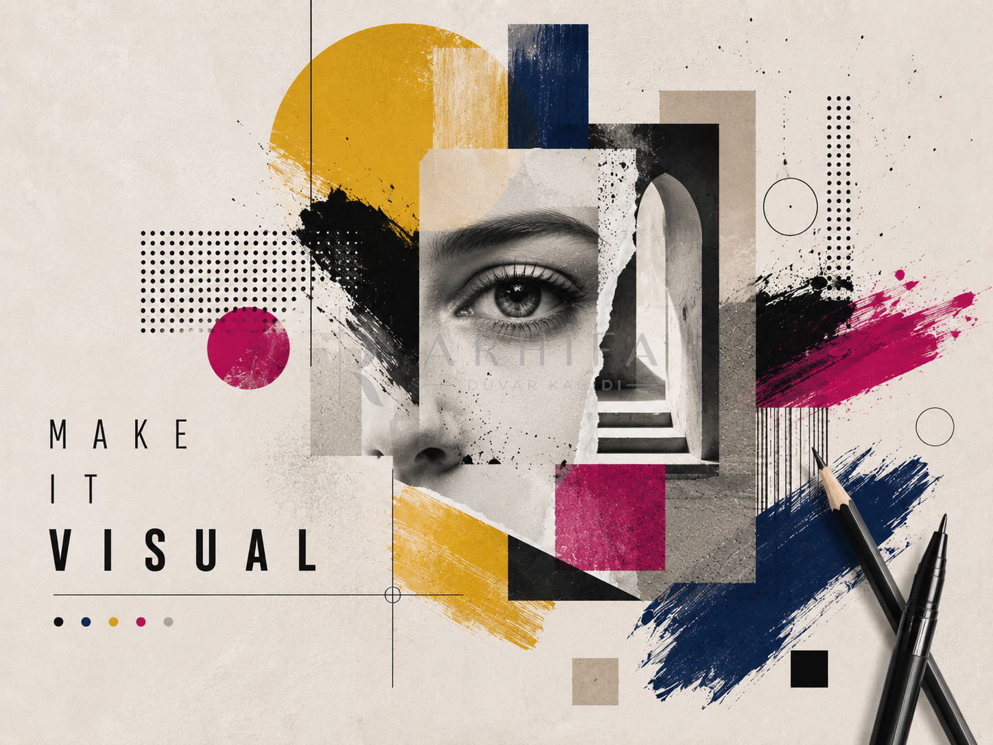 Make It Visual Duvar Kağıdı (C09-AD-006) – görsel 2