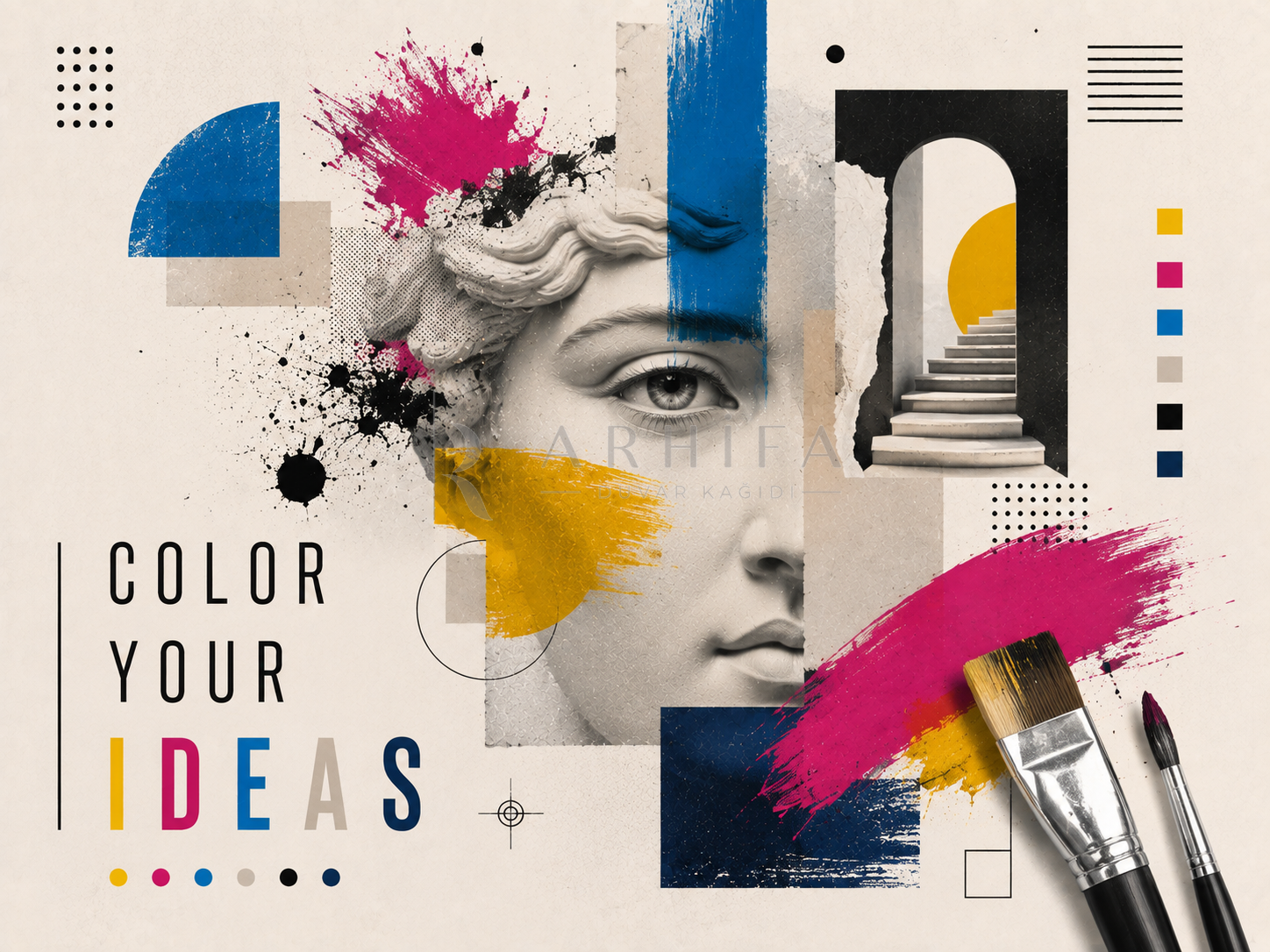 Color Your Ideas Duvar Kağıdı (C09-AD-007) – görsel 2