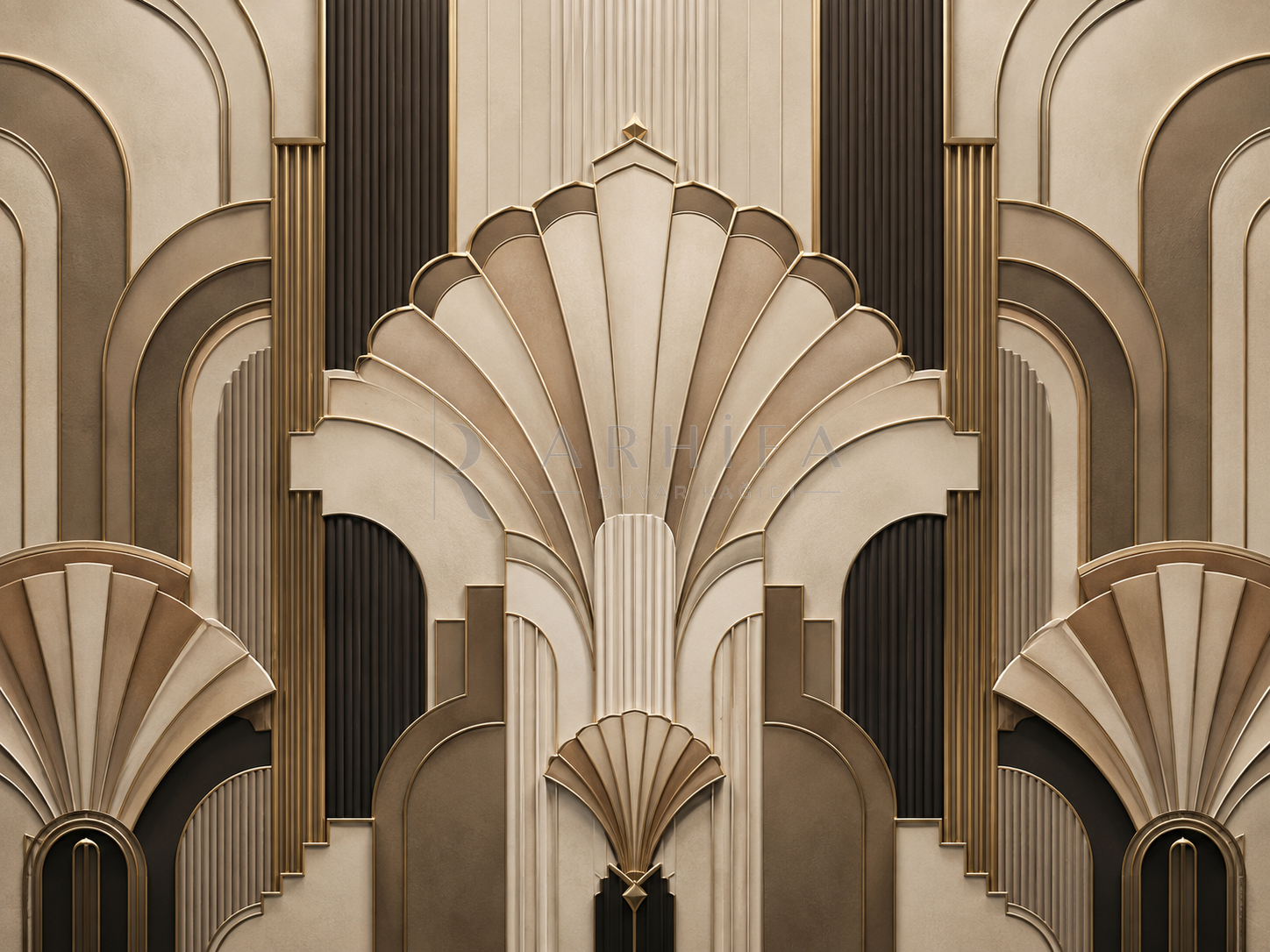 — Sculpted Fan Duvar Kağıdı (AD-008) – görsel 2