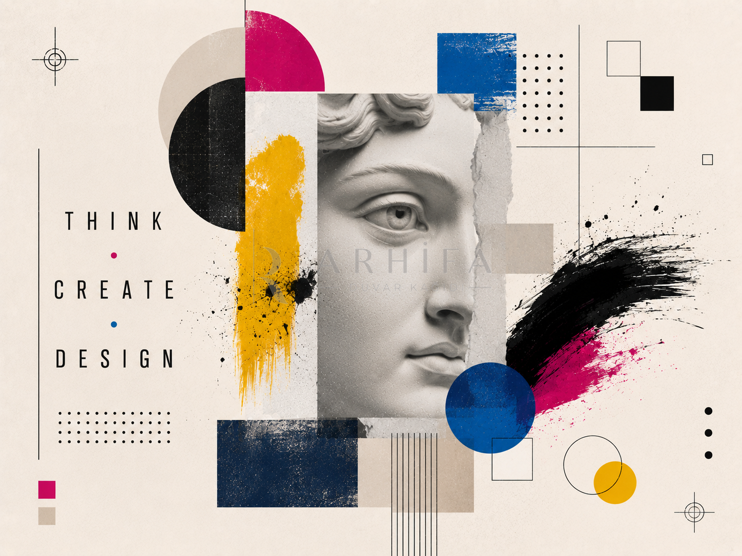 Think • Create • Design Duvar Kağıdı (C09-AD-008) – görsel 2