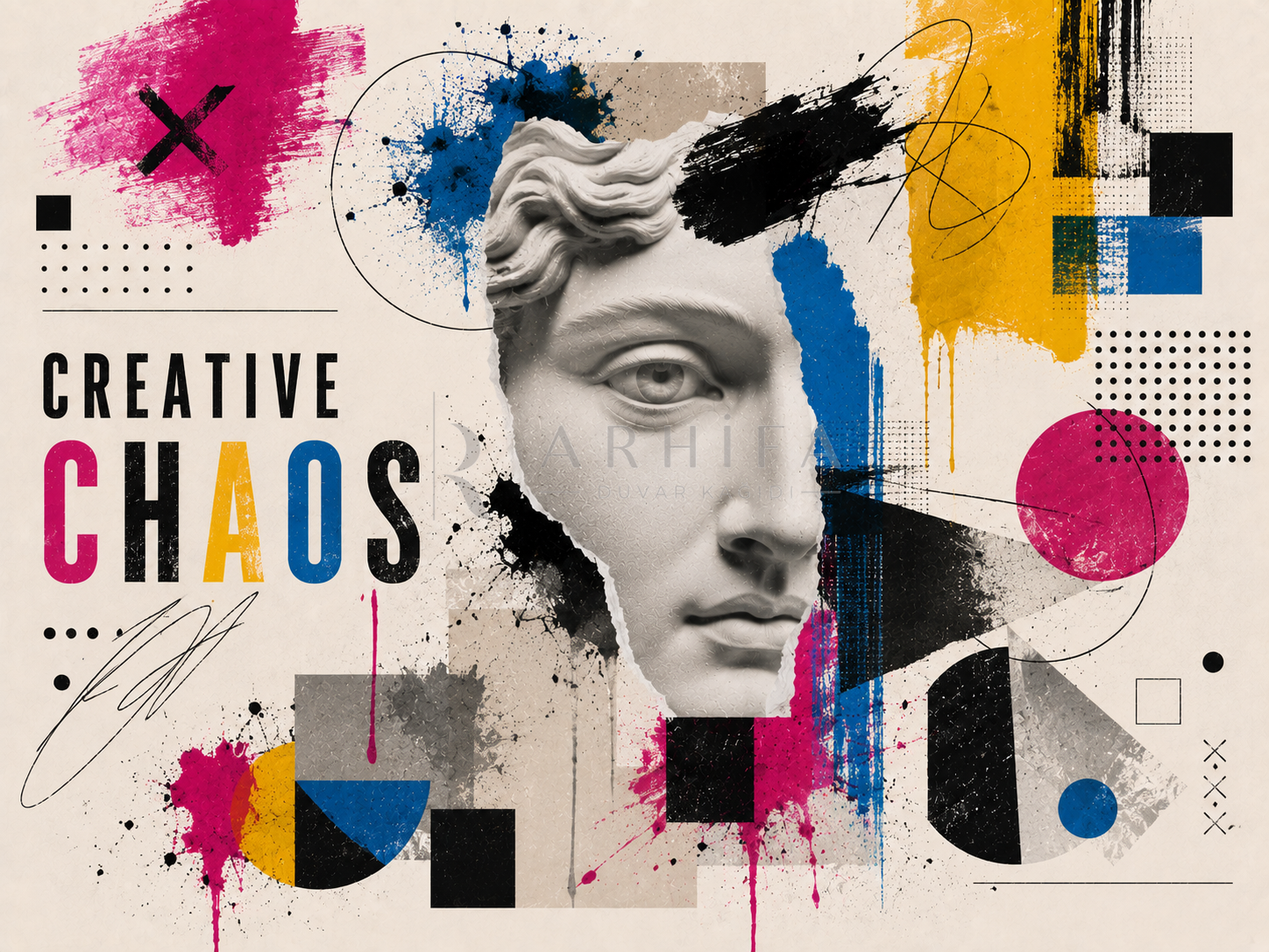 — Creative Chaos Duvar Kağıdı (AD-009A) – görsel 2