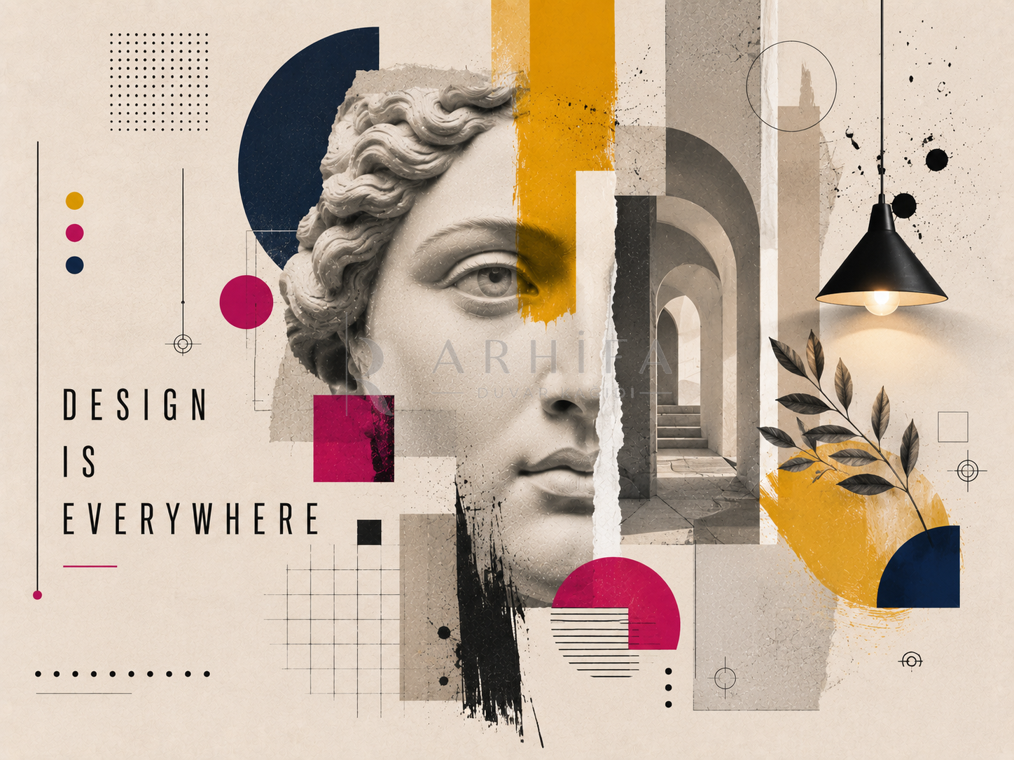Design Is Everywhere Duvar Kağıdı (C09-AD-010) – görsel 2