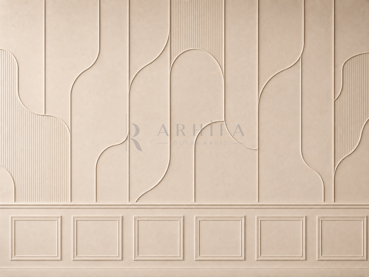 — Organic Panel Wall Duvar Kağıdı (AP-014) – görsel 2