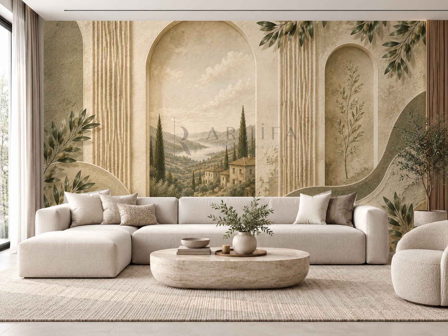 — Rustic Elegance Duvar Kağıdı (OL-014) – görsel 1