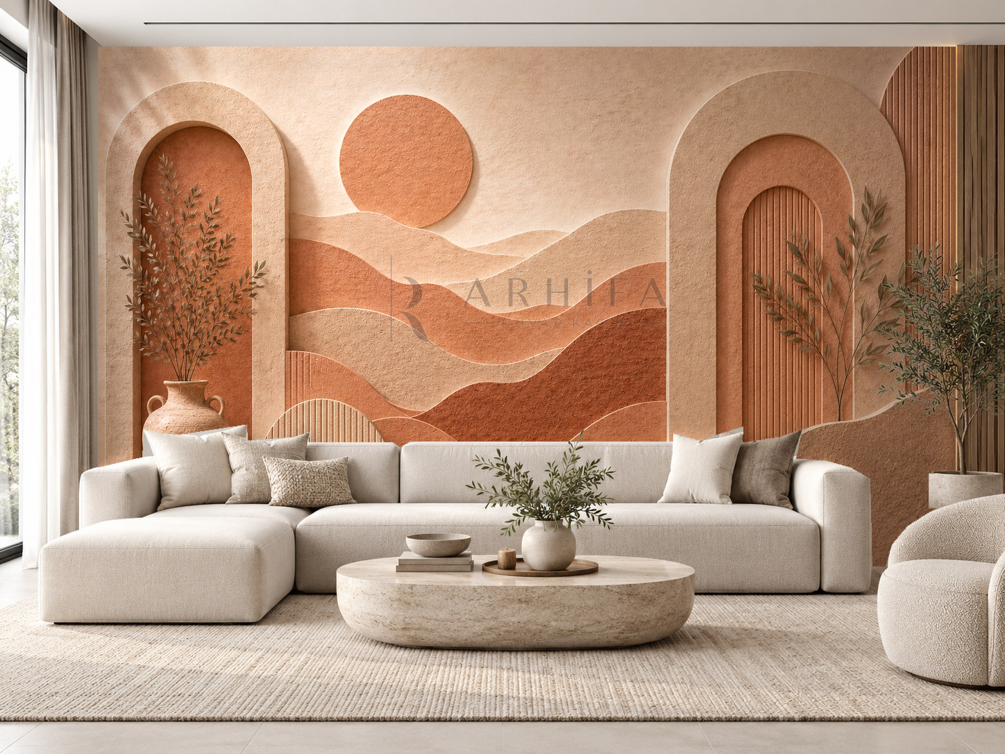 — Sculpted Horizon Duvar Kağıdı (TR-003) – görsel 1