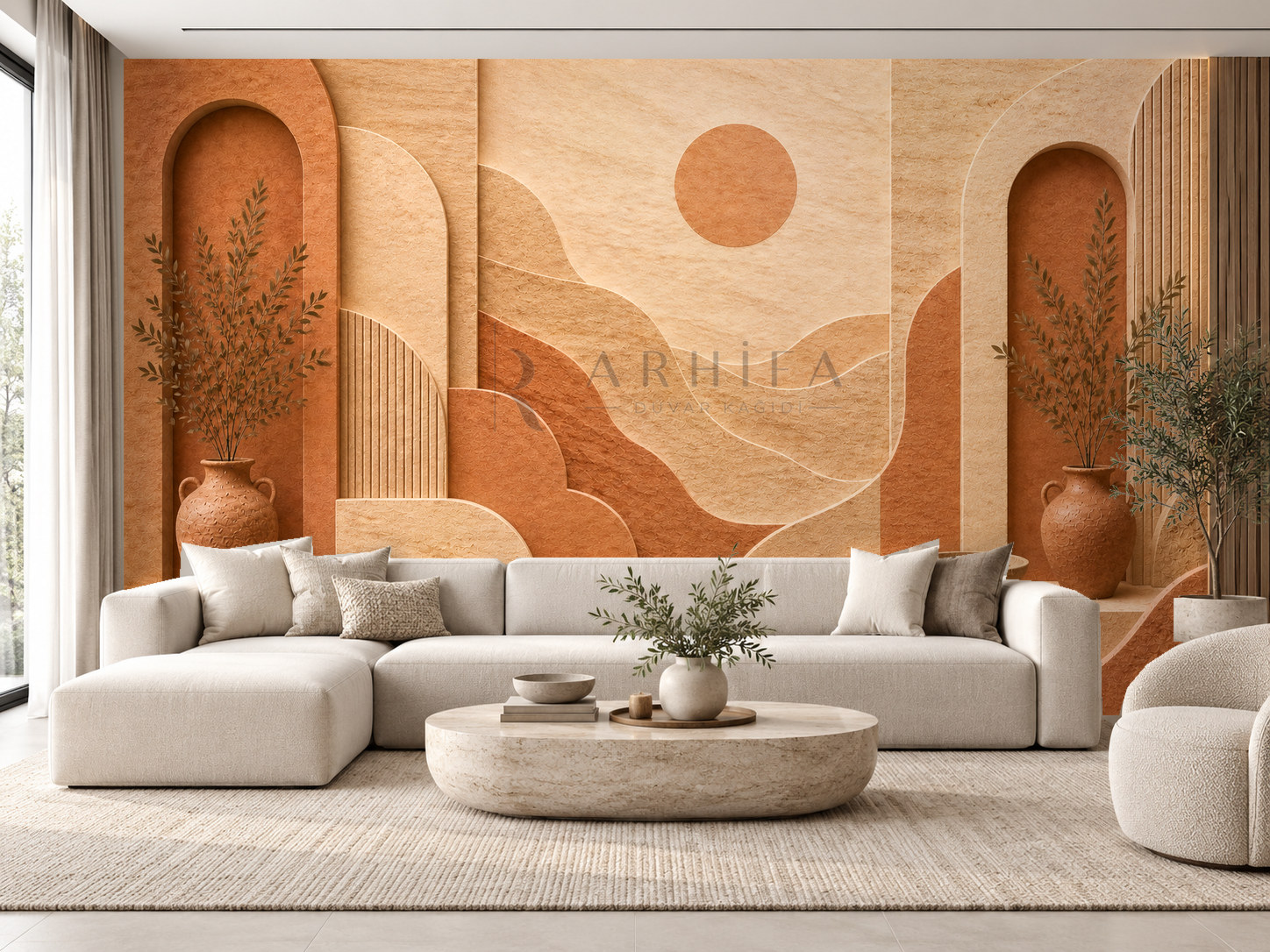 — Sandstone Forms Duvar Kağıdı (TR-011) – görsel 1