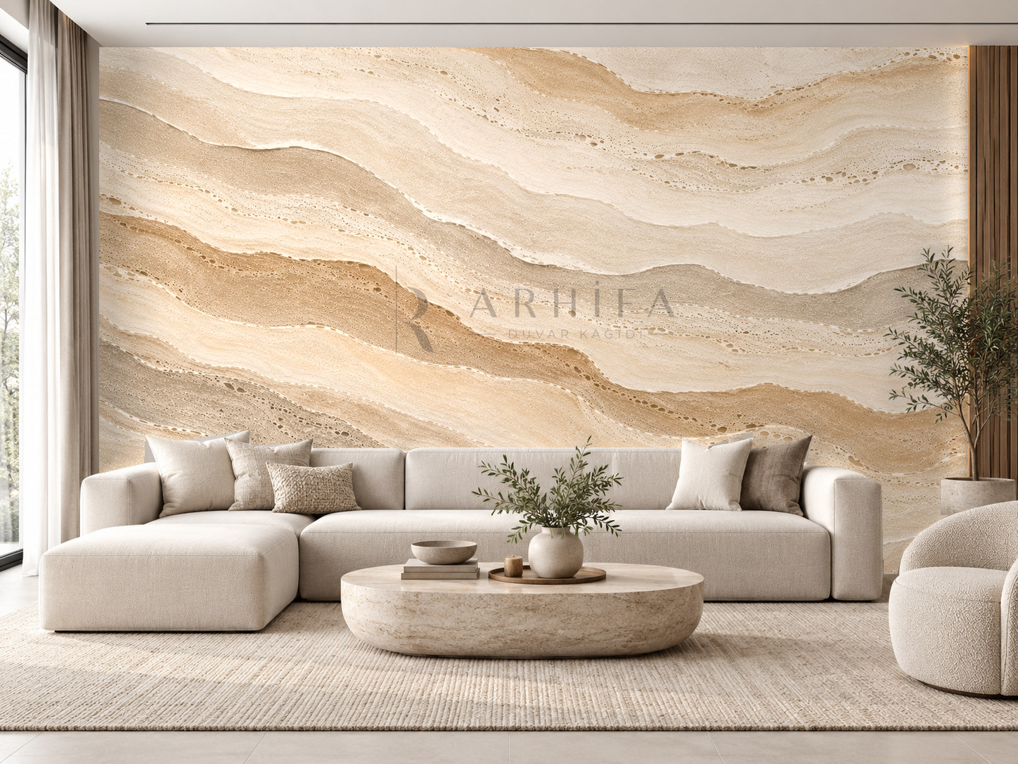 — Natural Strata Duvar Kağıdı (TC-010) – görsel 1