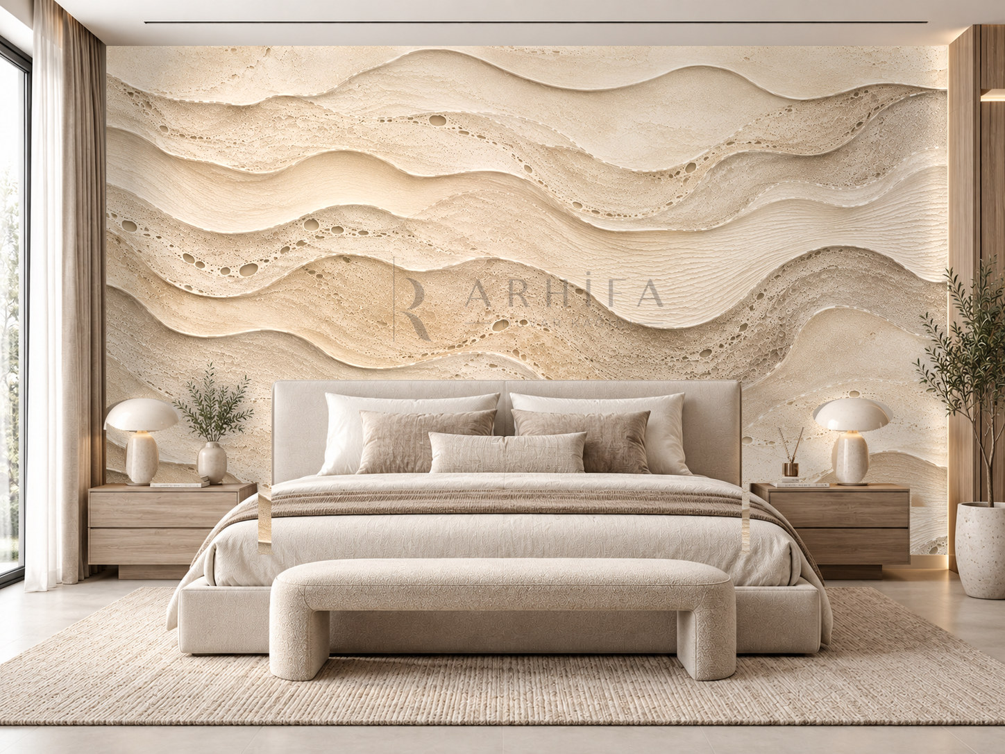 — Travertine Signature Duvar Kağıdı (TC-015) – görsel 1