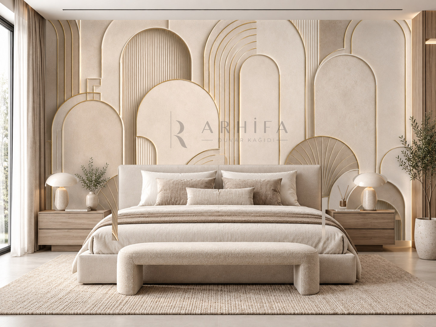 — Deco Arch Duvar Kağıdı (AD-001) – görsel 1