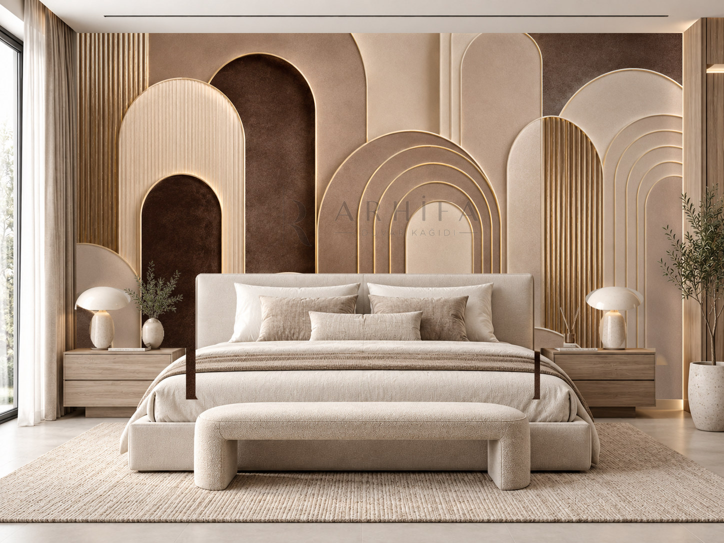 — Velvet Arch Duvar Kağıdı (AD-005) – görsel 1