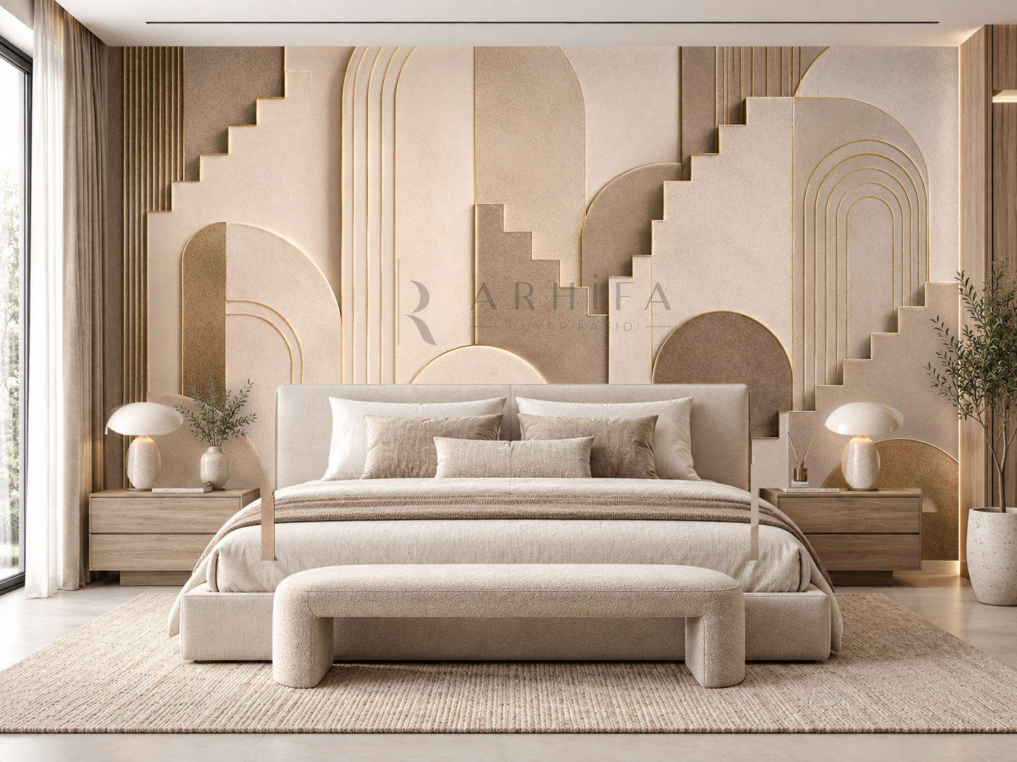 — Elegant Steps Duvar Kağıdı (AD-009) – görsel 1