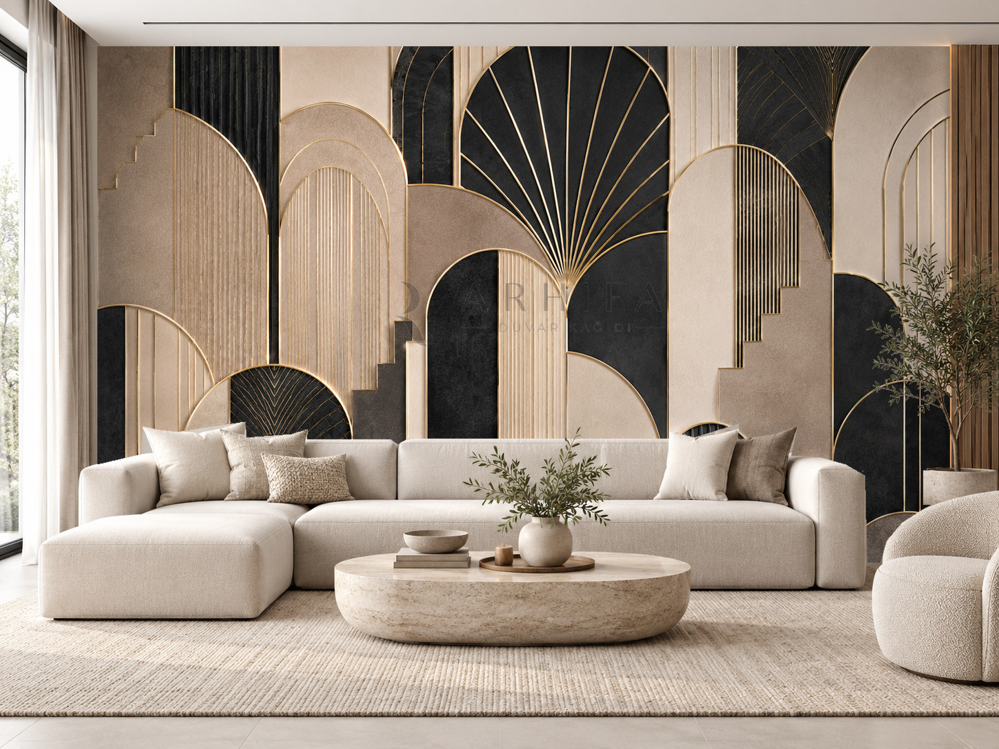 — Modern Gatsby Duvar Kağıdı (AD-012) – görsel 1