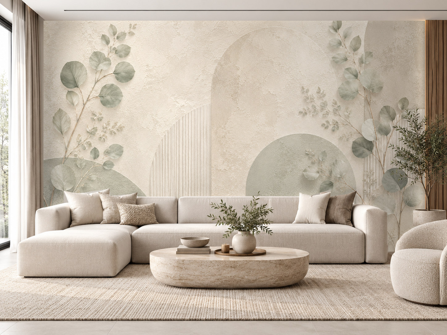 Quiet Eucalyptus Duvar Kağıdı (BR-007A) – görsel 1