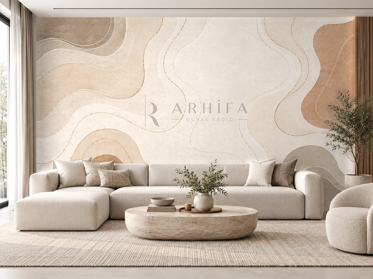Earth Contour Duvar Kağıdı (C03-OL-009) – görsel 1