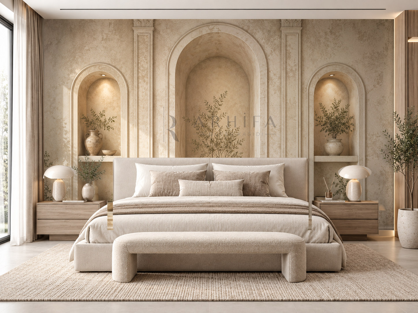 Sculpted Alcove Duvar Kağıdı (C08-TR-006) – görsel 1