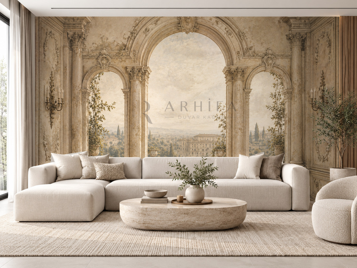Antique Palace View Duvar Kağıdı (C08-TR-009) – görsel 1