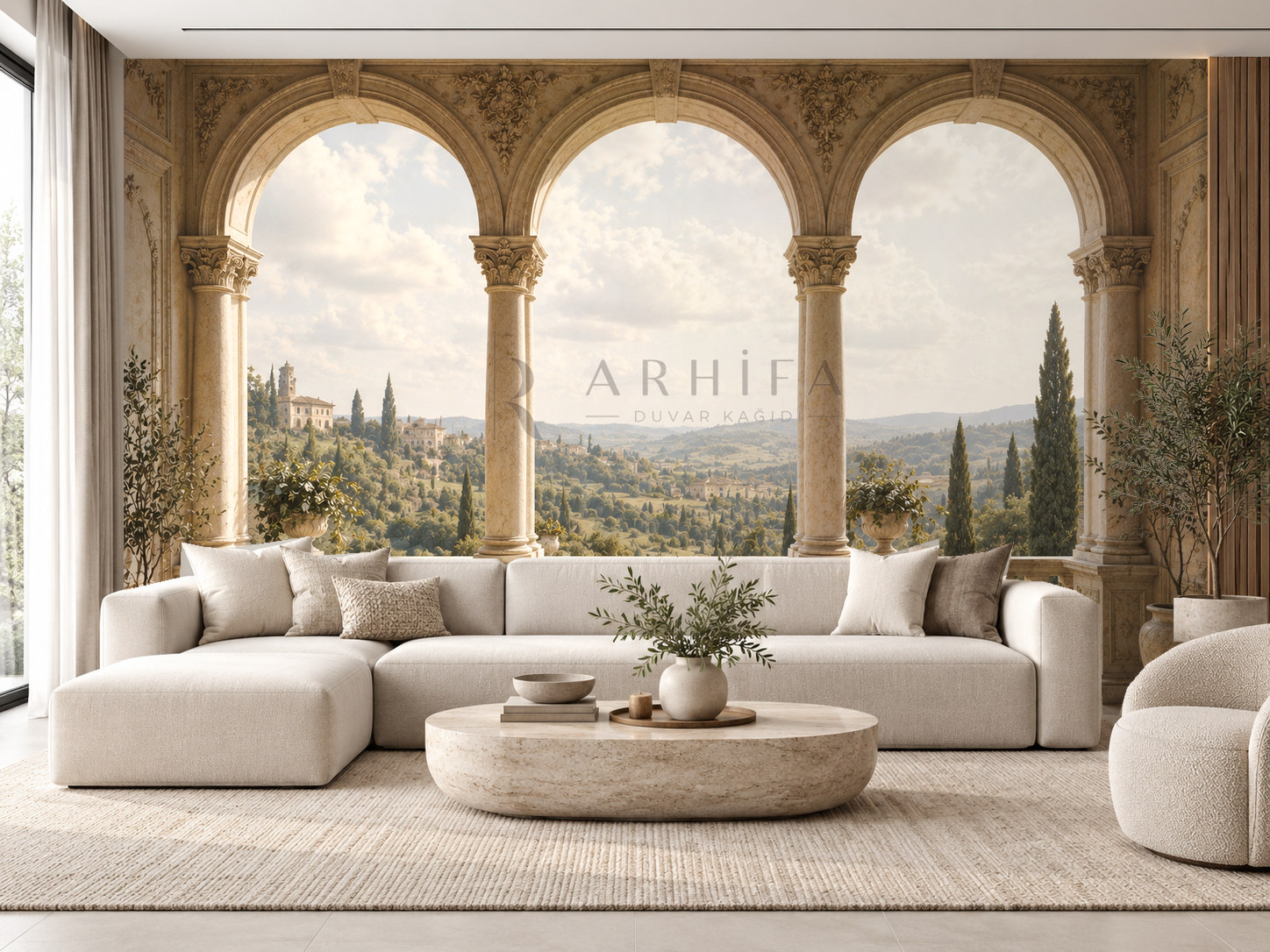Renaissance Loggia Duvar Kağıdı (C08-TR-011) – görsel 1