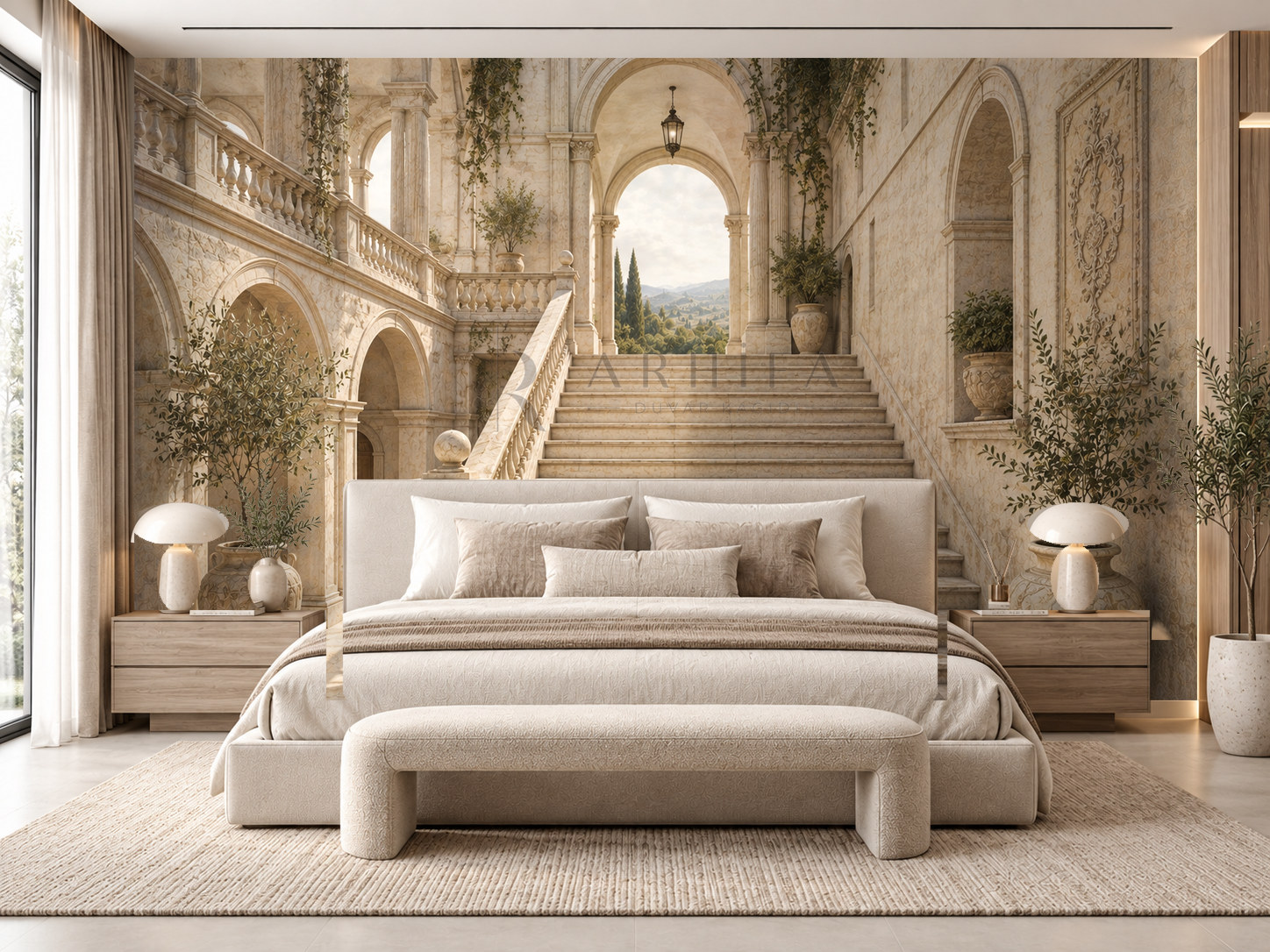 Stone Stairway Duvar Kağıdı (C08-TR-012) – görsel 1
