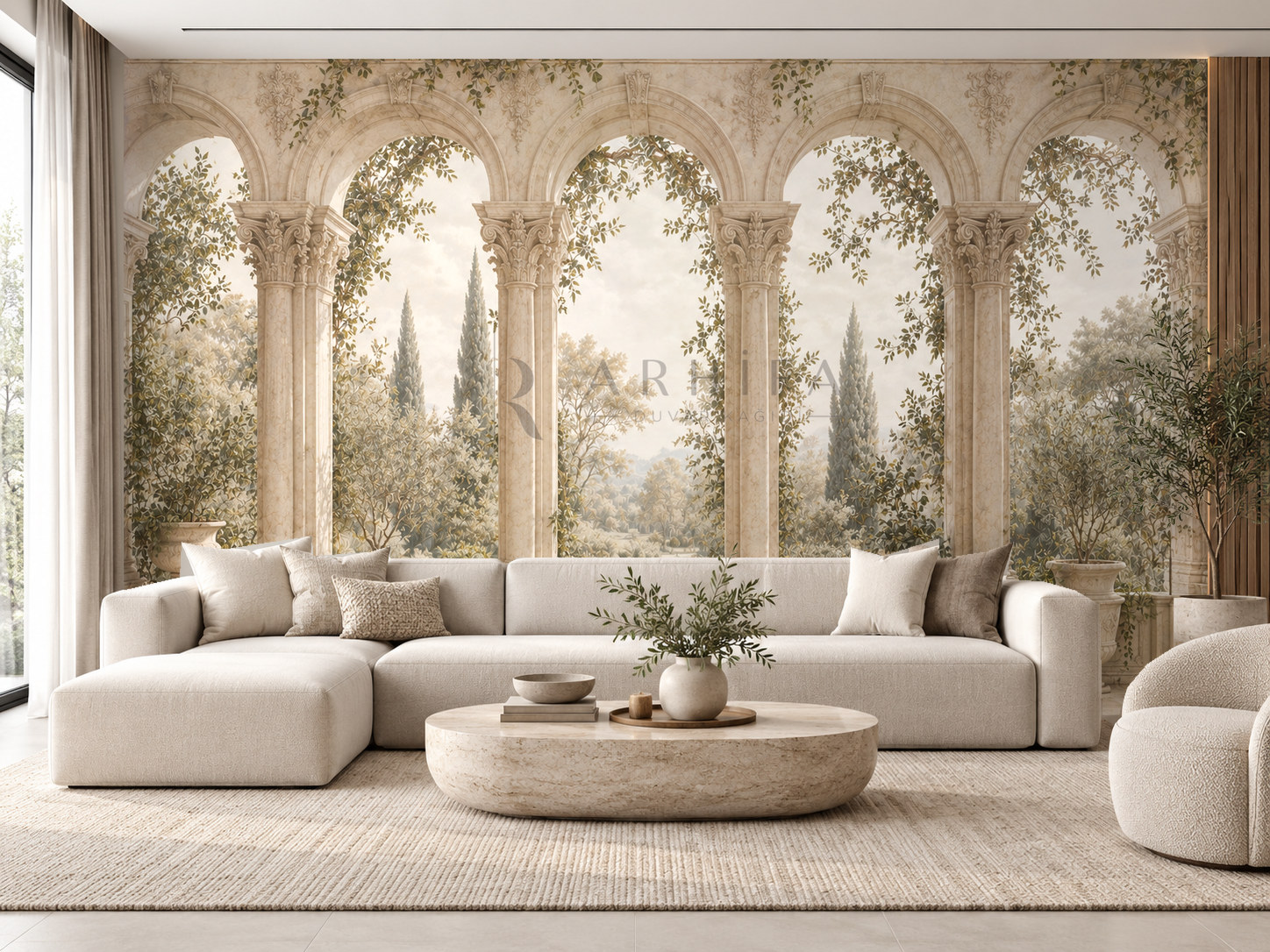 Botanical Colonnade Duvar Kağıdı (C08-TR-013) – görsel 1