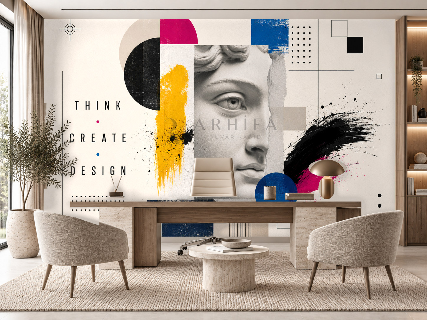 Think • Create • Design Duvar Kağıdı (C09-AD-008) – görsel 1