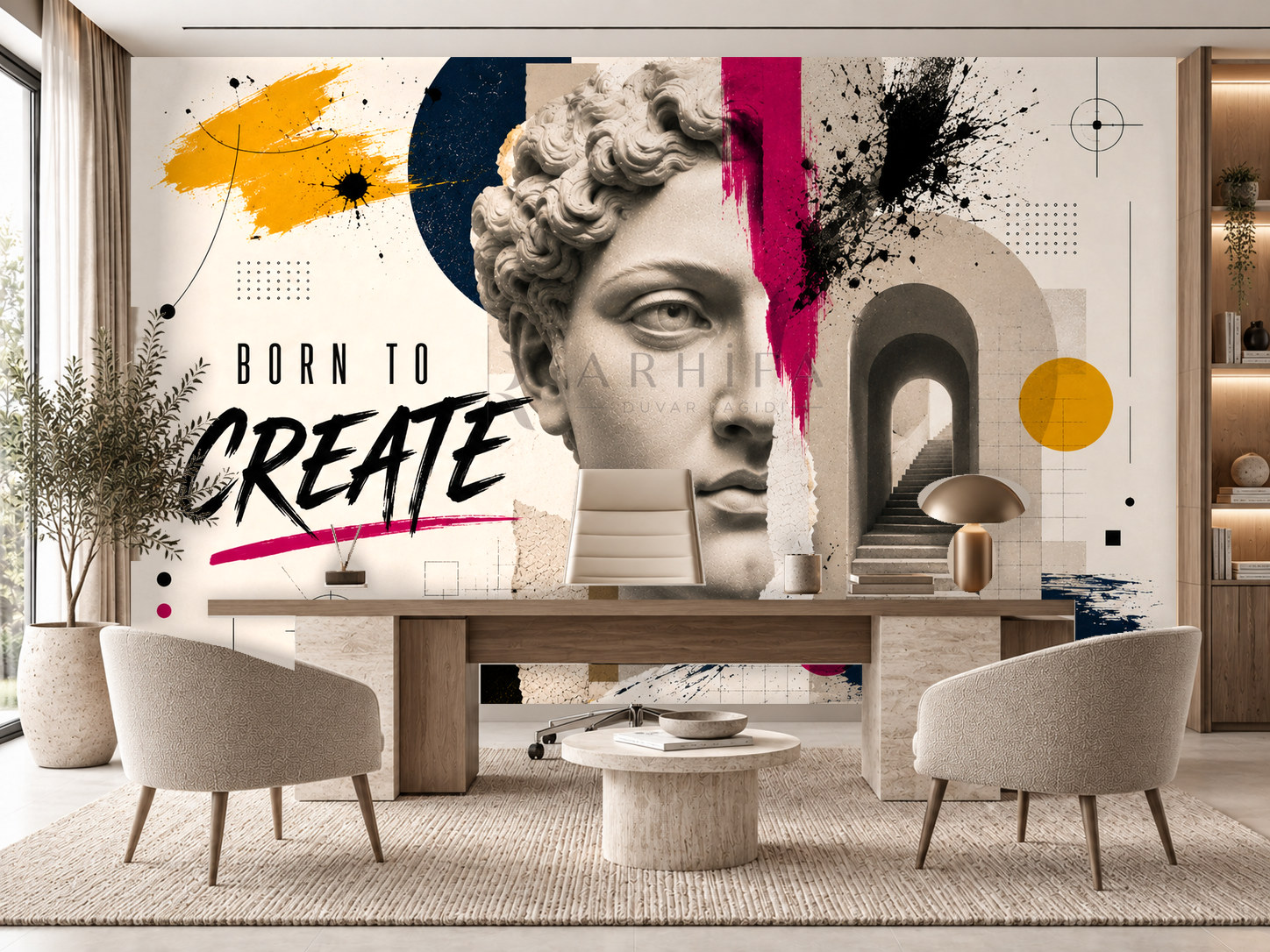 Born to Create Duvar Kağıdı (C09-AD-013) – görsel 1