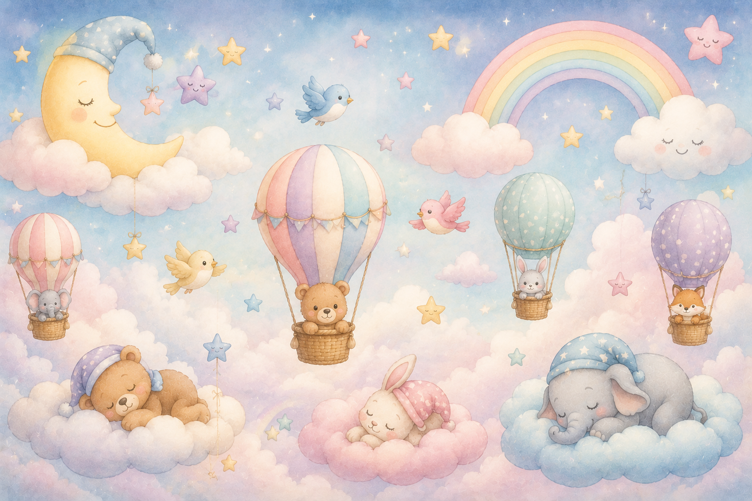 Dream Clouds Duvar Kağıdı (HC-K005) – görsel 2