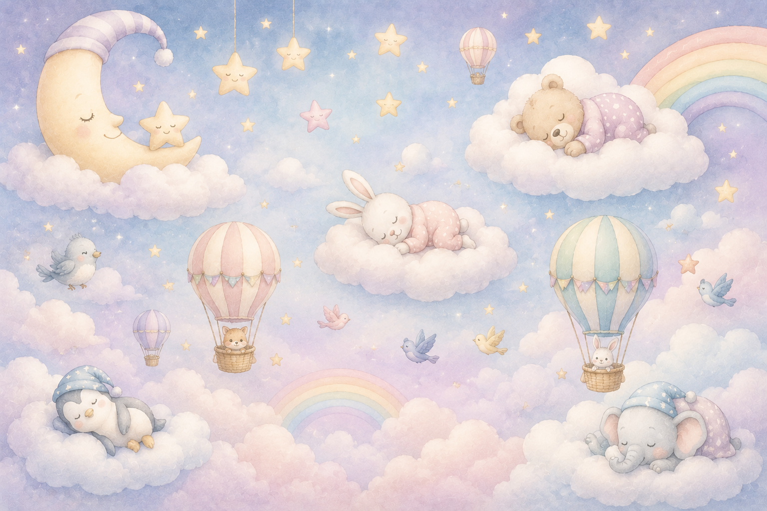 Dream Clouds Duvar Kağıdı (HC-K005A) – görsel 2