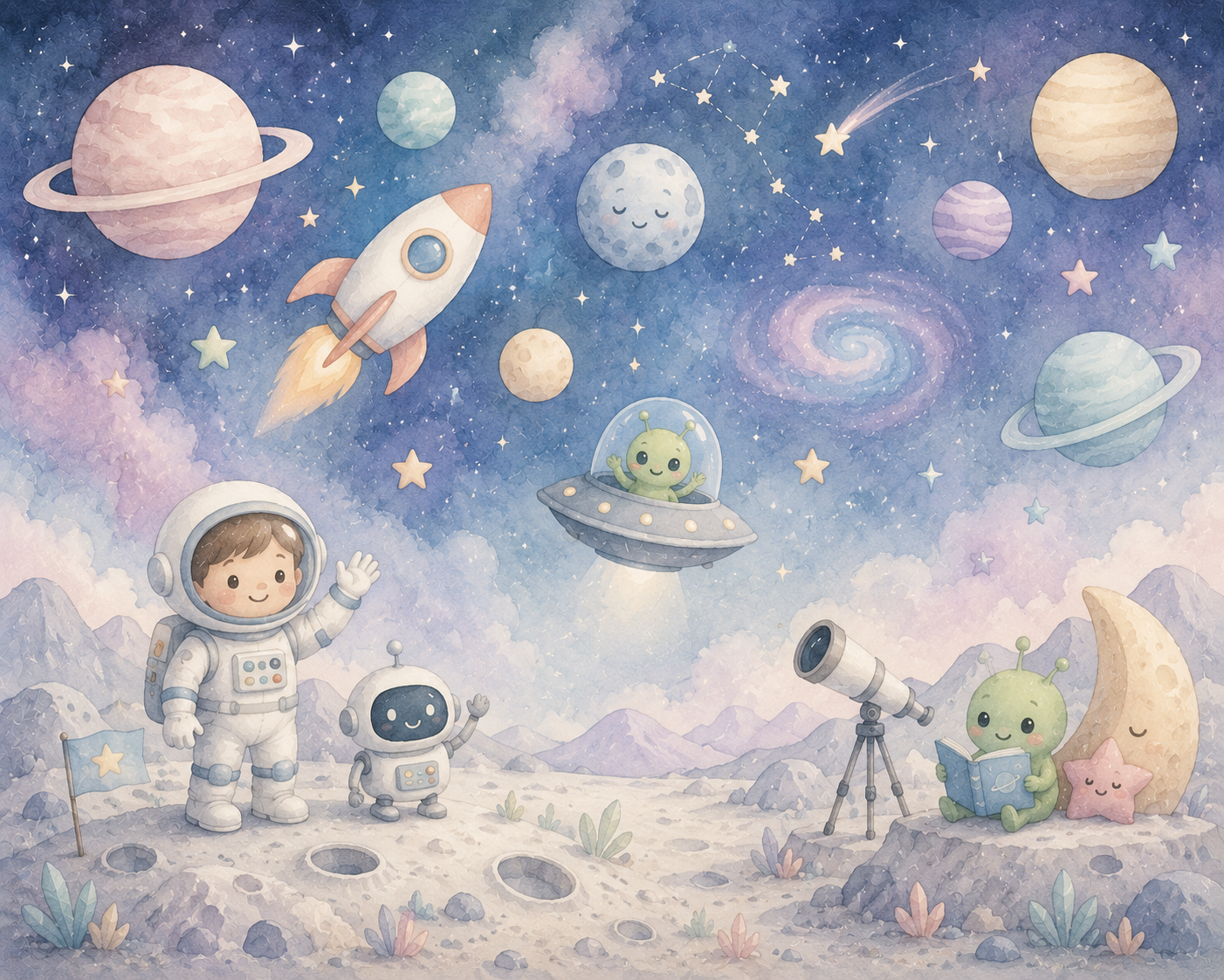 Little Space Duvar Kağıdı (HC-K007) – görsel 2