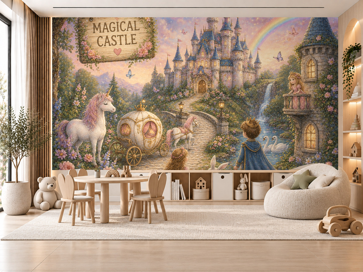 Magical Castle Duvar Kağıdı (HC-K014) – görsel 1