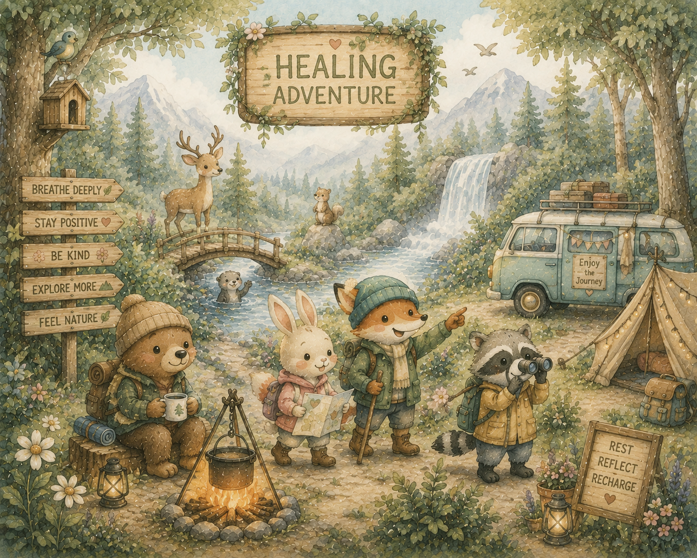 Healing Adventure Duvar Kağıdı (HC-K020) – görsel 2