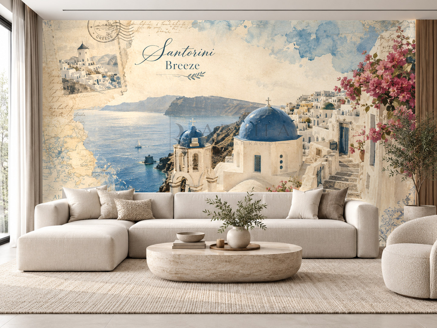 Santorini Breeze Duvar Kağıdı (C11-TT-006) – görsel 1
