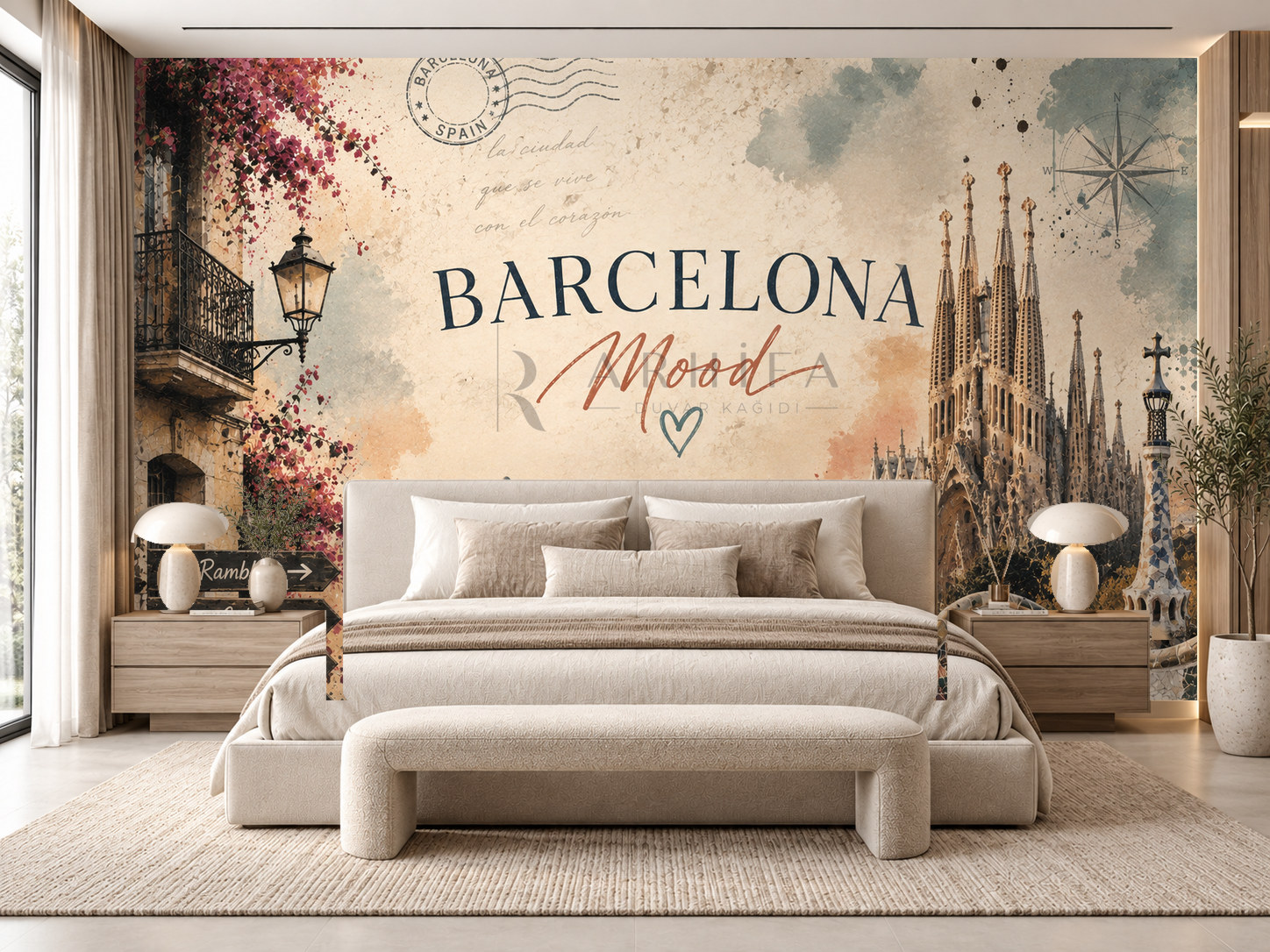 Barcelona Mood Duvar Kağıdı (C11-TT-009) – görsel 1