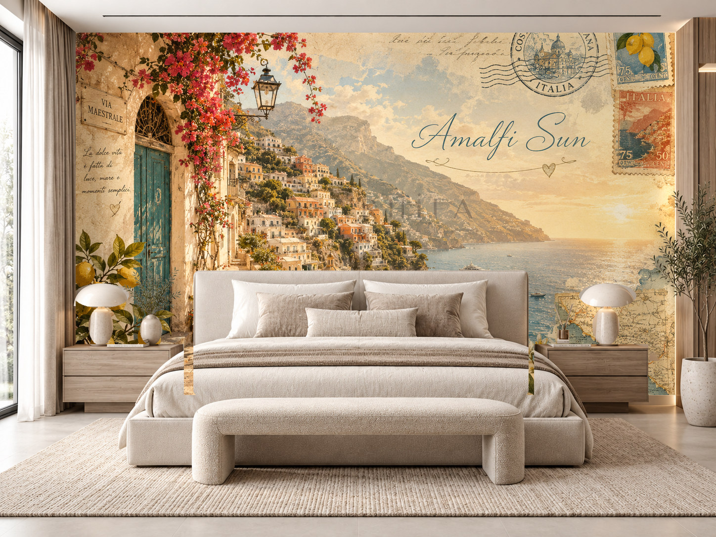 Amalfi Sun Duvar Kağıdı (C11-TT-011) – görsel 1