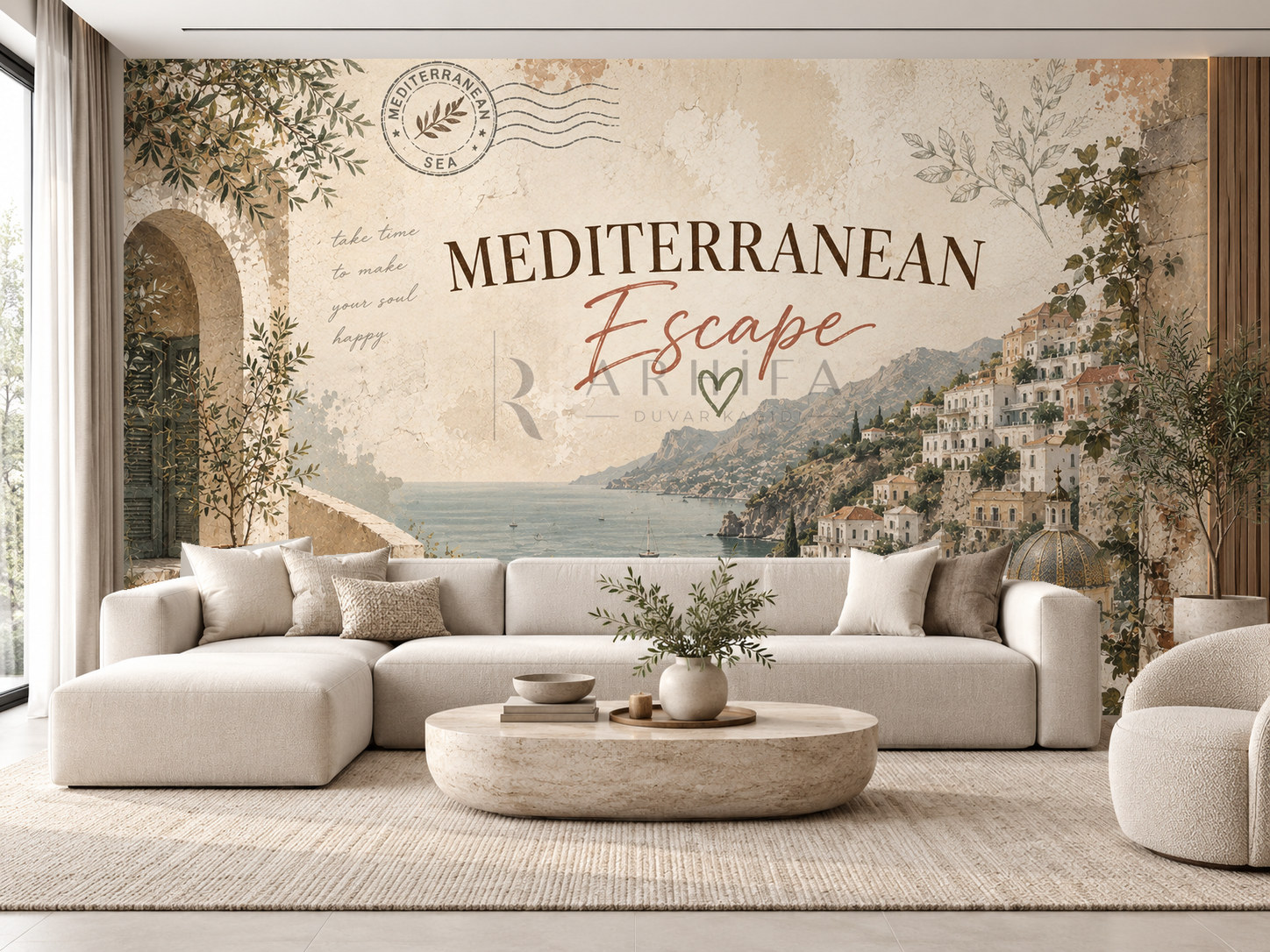 Mediterranean Escape Duvar Kağıdı (C11-TT-012) – görsel 1