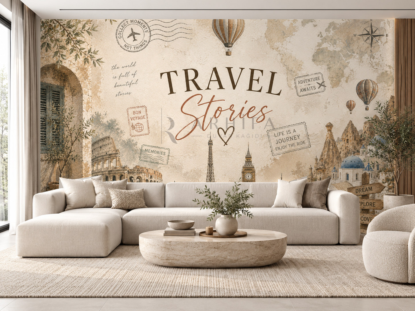 Travel Stories Duvar Kağıdı (C11-TT-014) – görsel 1