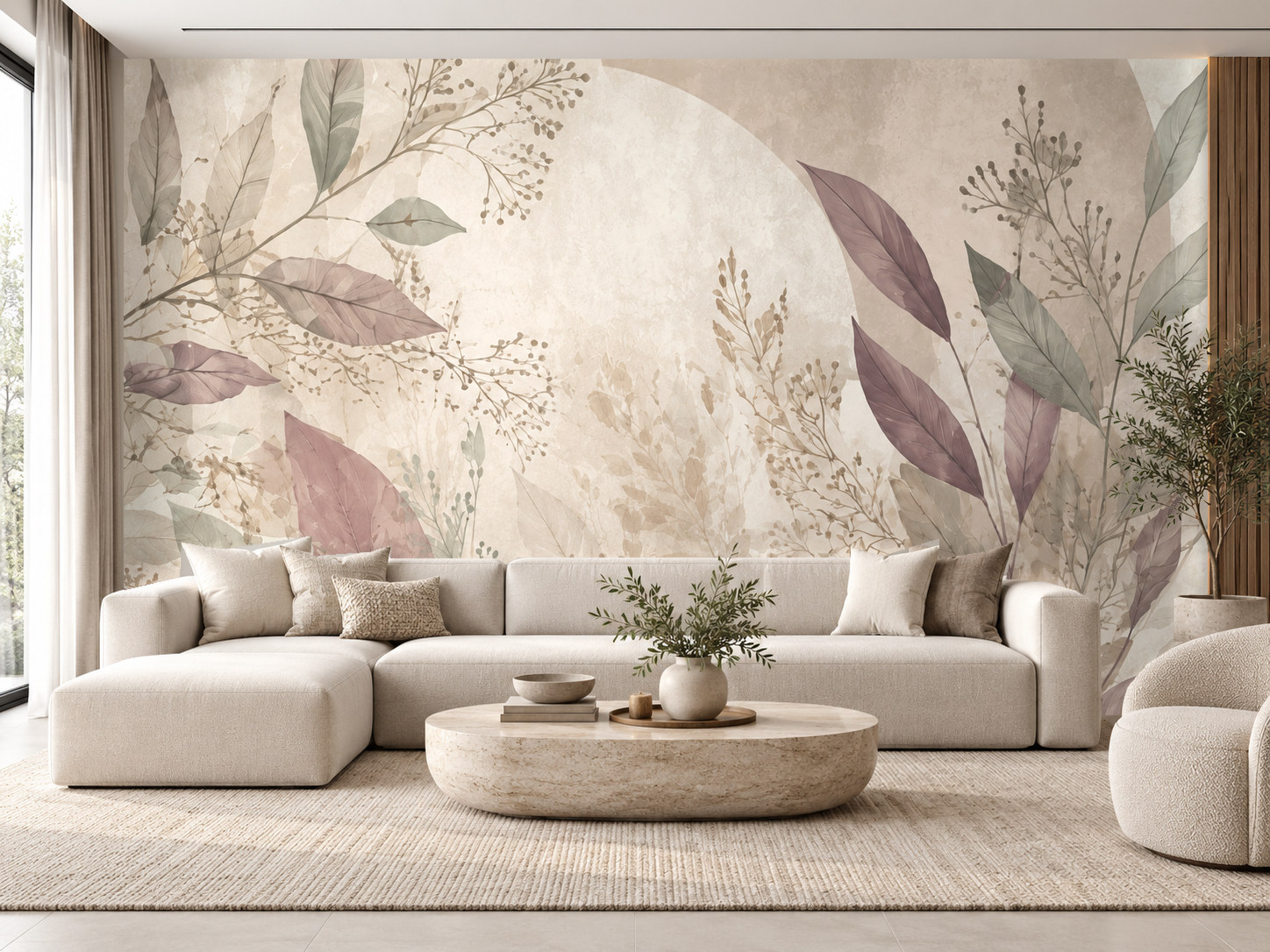 Botanical Harmony Duvar Kağıdı (SBM-001) – görsel 1