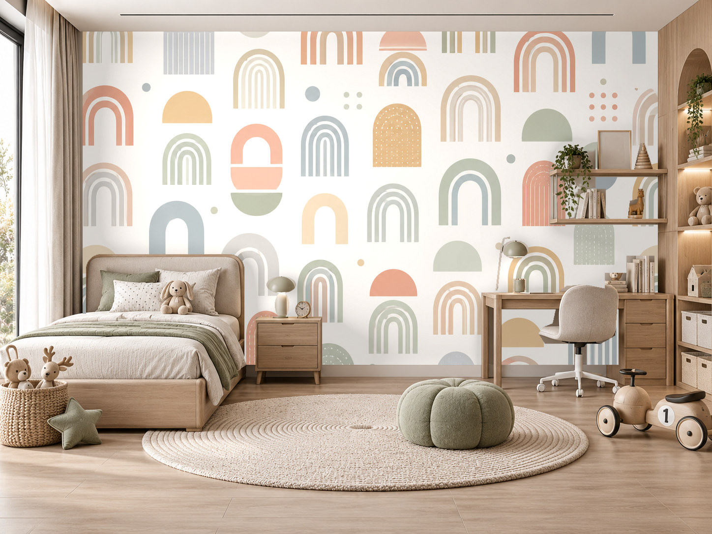 Nordic Arches — Kaynak Varyantı Duvar Kağıdı (C02-KG-004B) – görsel 1