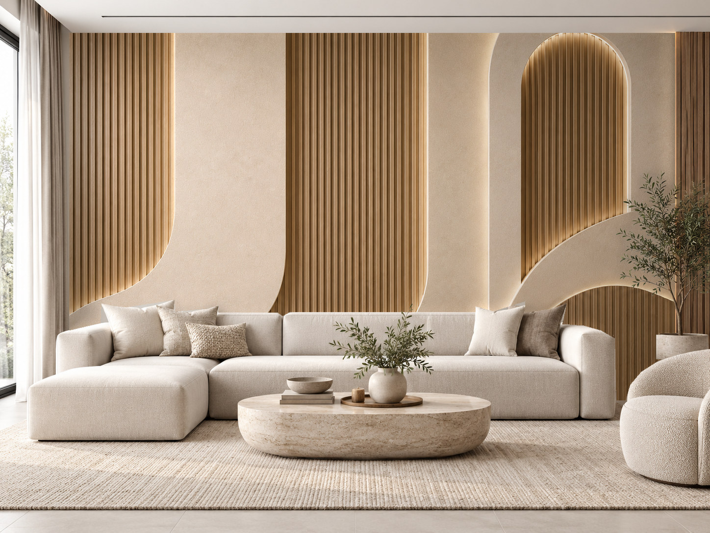 Timber Relief — Kaynak Varyantı Duvar Kağıdı (C06-FP-006B) – görsel 1