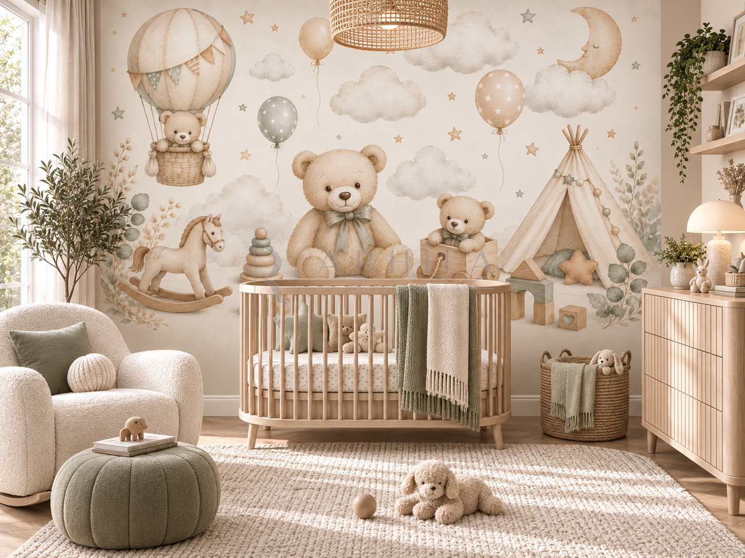Teddy Land - Çocuk Odası Duvar Kağıdı (BD-005) – görsel 2
