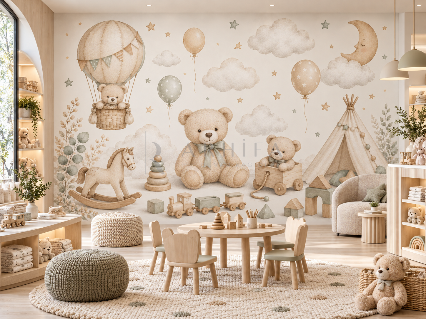 Teddy Land - Çocuk Odası Duvar Kağıdı (BD-005) – görsel 3