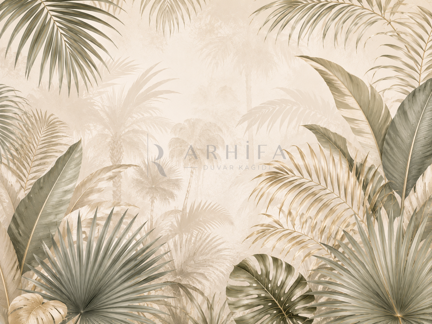 — Palm Harmony Duvar Kağıdı (BL-003) – görsel 2