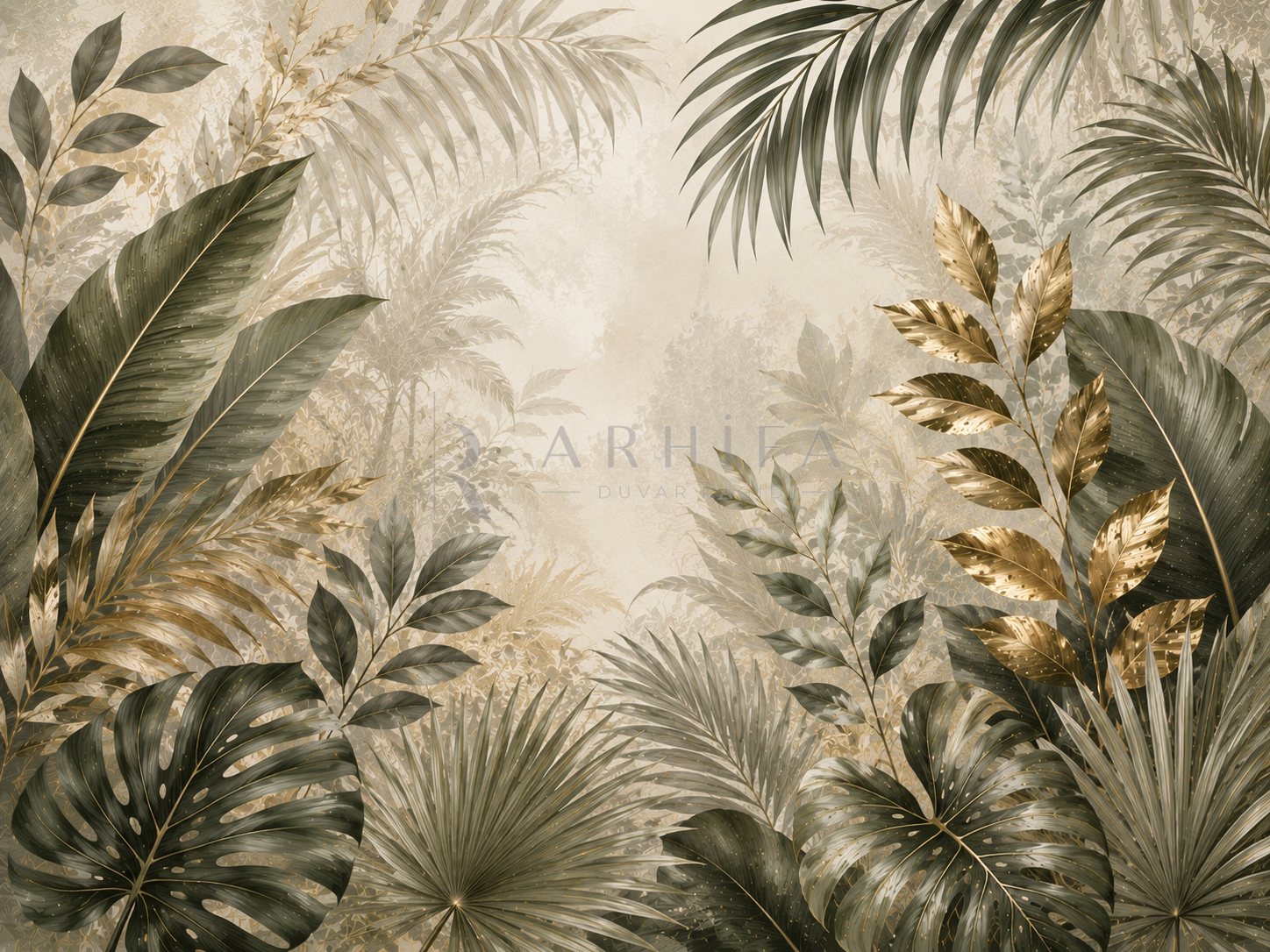 — Velvet Foliage Duvar Kağıdı (BL-007) – görsel 2