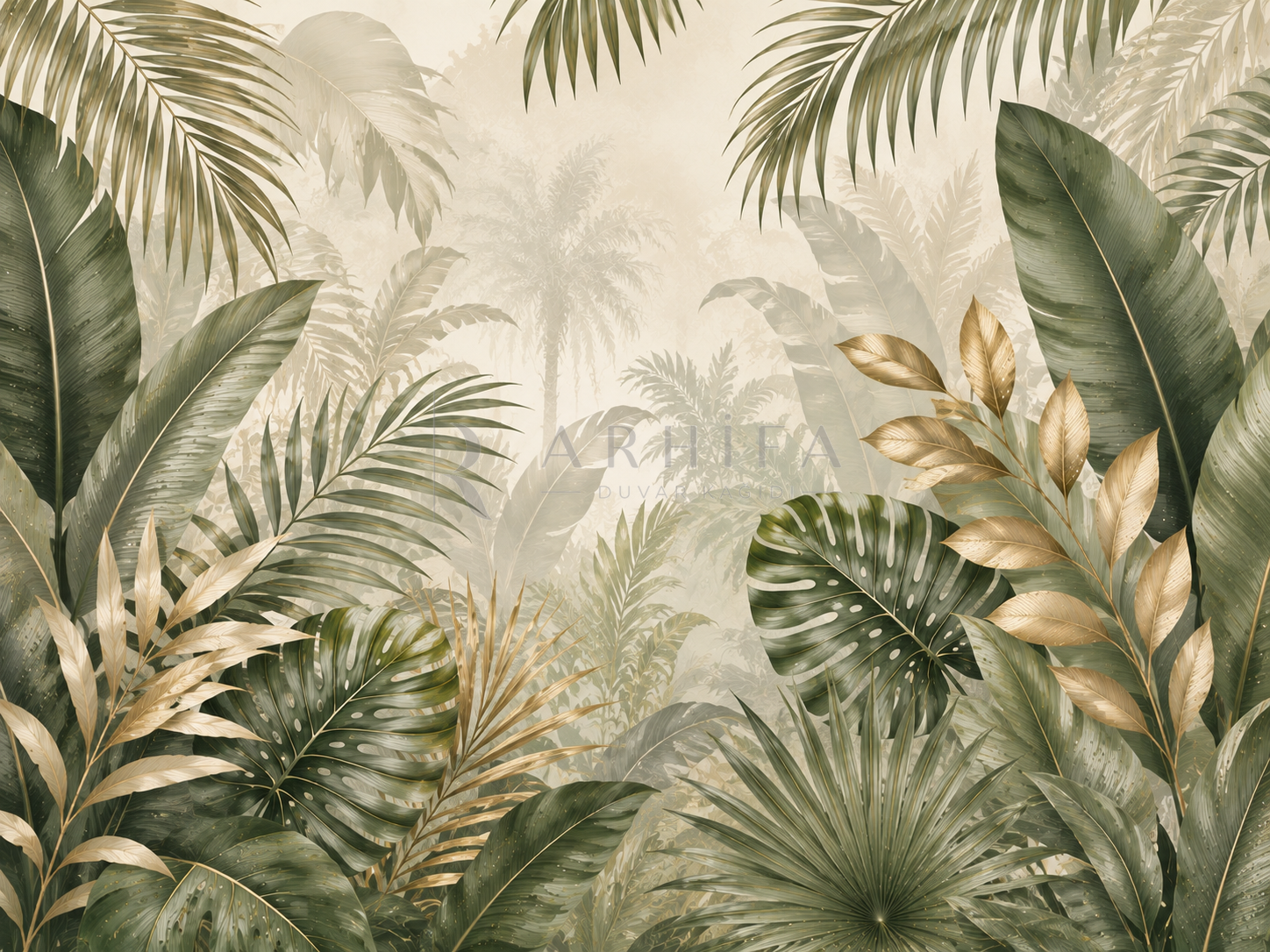 — Tropical Layers Duvar Kağıdı (BL-008) – görsel 2
